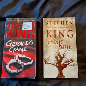 Stephen King Book Set - Gerald's Game & Finders Keepers